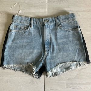 REVICE two-toned denim shorts